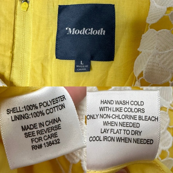 Modcloth Bliss in Attendance Lace Dress Size Large - Picture 7 of 9